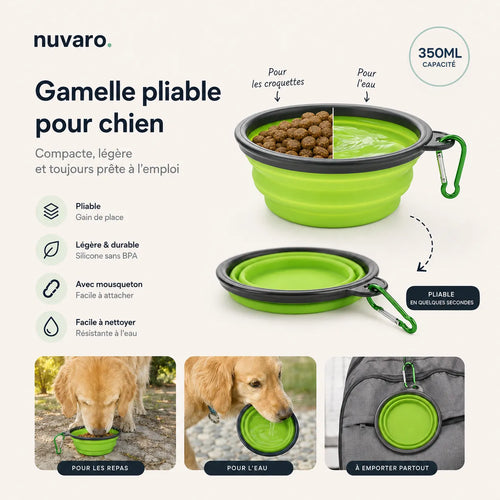 Gamelle Pliable pour Chien