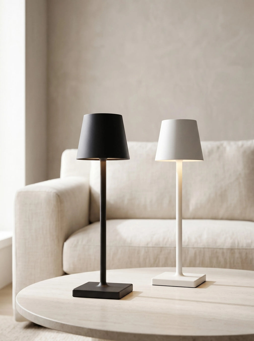 Lampe bistro sans fil rechargeable - design minimaliste